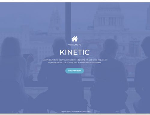 Thème Kinetic, Slider : Prix Site Web à 350 euros