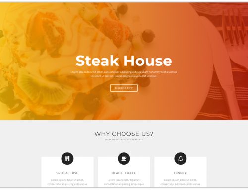 Thème Steak House: Prix Site Web à 350 euros