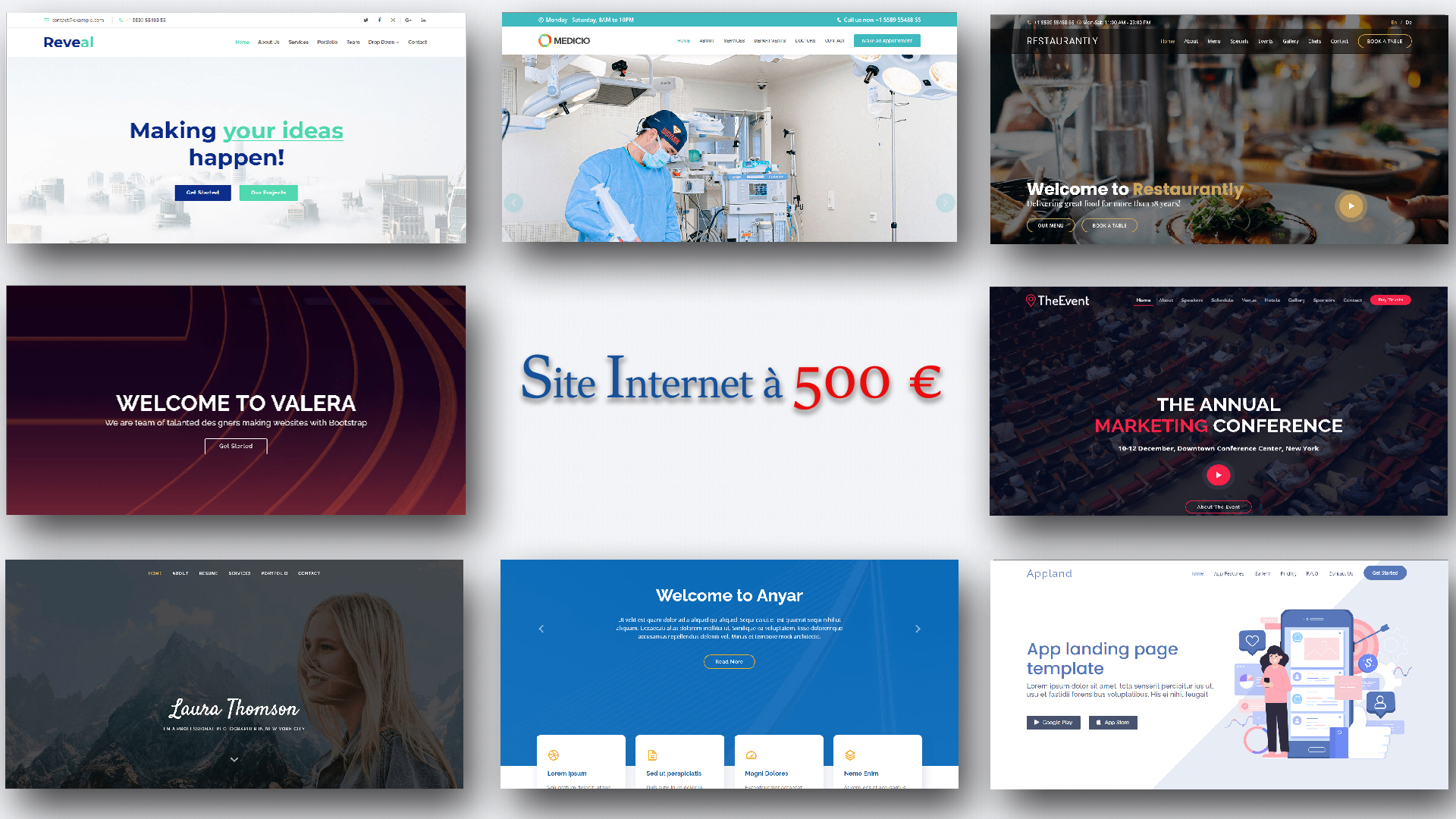 Site Internet à 500 euros