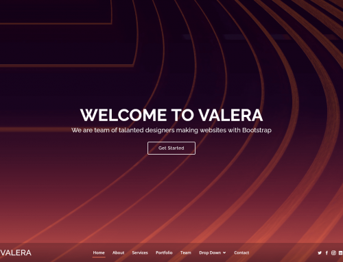 Thème Valera: Prix Site Web à 500 euros
